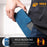TTUDRCH Style 004 for Samsung Galaxy S24 Leather Case RFID Blocking Splicing Wallet Cover - Blue - 7