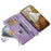 For Samsung Galaxy S24 Case Zipper Pocket Phone Leather Cover with Strap - Purple - 2