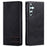 TTUDRCH Style 007 For Samsung Galaxy S24+ Case PU Leather RFID Blocking Phone Cover - Black - 1