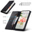 TTUDRCH Style 007 For Samsung Galaxy S24+ Case PU Leather RFID Blocking Phone Cover - Black - 5