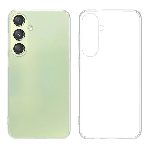 For Samsung Galaxy S24+ Case Flexible TPU Clear Shockproof Phone Cover (Big Rear Lens Hole) - 1