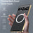 For Google Pixel 8 Case Metal Frame Magnetic Cover Magnetic Case - Gold - 6