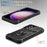 For Samsung Galaxy A34 5G Case PC+TPU Cell Phone Shell with Sliding Camera Cover - Black - 2