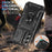 For Samsung Galaxy A34 5G Case PC+TPU Cell Phone Shell with Sliding Camera Cover - Black - 3