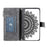 For Google Pixel 8 Case Magnetic PU Leather Wallet Phone Cover with Strap - Grey - 3