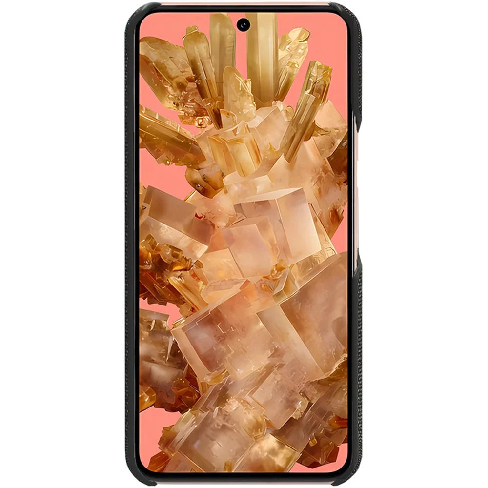 IMAK Ruiyi Series for Google Pixel 8 Case Cloth Texture Bump Proof PU Leather + PC Cell Phone Cover - Black - 5