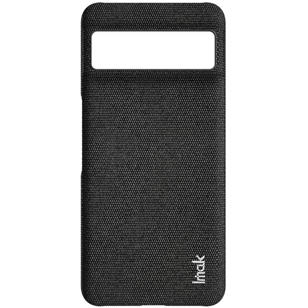 IMAK Ruiyi Series for Google Pixel 8 Pro Case Anti-scratch Cloth Texture PU Leather+PC Phone Cover - Black - 7