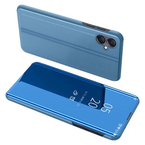 For Samsung Galaxy A05 4G Flip Leather Cover with Stand Full Body Protective Phone Case - Blue - 1