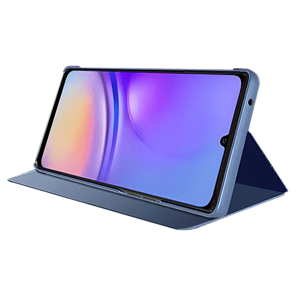 For Samsung Galaxy A05 4G Flip Leather Cover with Stand Full Body Protective Phone Case - Blue - 2
