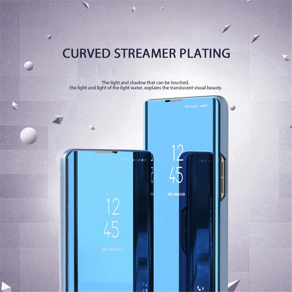 For Samsung Galaxy A05 4G Flip Leather Cover with Stand Full Body Protective Phone Case - Blue - 3
