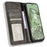 For Google Pixel 8a Phone Case Retro PU Leather Cell Phone Cover Wallet - Black - 2