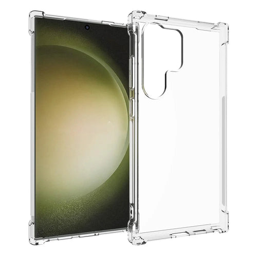 For Samsung Galaxy S24 Ultra Case Flexible TPU Anti-scratch HD Transparent Phone Cover - 1