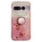 KADEM For Google Pixel 7 Pro 5G Cover Soft TPU Phone Case with Ring Kickstand - Rose Gold - 1