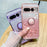 KADEM For Google Pixel 7 Pro 5G Cover Soft TPU Phone Case with Ring Kickstand - Rose Gold - 5