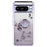 KADEM For Google Pixel 8 Pro Case Ring Kickstand Gradient TPU Phone Cover - Purple - 1