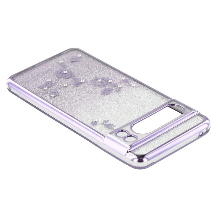 KADEM For Google Pixel 8 Pro Case Ring Kickstand Gradient TPU Phone Cover - Purple - 6