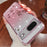 KADEM For Google Pixel 8 Case TPU Glitter Smartphone Back Cover with Strap - Rose Gold - 3