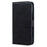 For Samsung Galaxy A15 4G Case Solid Color Phone Stand Cover PU Leather Wallet Shell - Black - 7