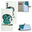 For Samsung Galaxy S25 / S24 Case PU Leather Drop-Proof Phone Case with Wallet - Dots  /  Owl - 6