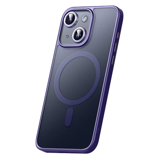 SULADA For iPhone 15 Plus Case Compatible with MagSafe Drop-proof Phone Cover - Dark Purple - 1