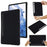 For Samsung Galaxy Tab S9 Ultra Liquid Silicone Case Microfiber Lining Tablet Cover - Black - 2