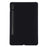 For Samsung Galaxy Tab S9 Ultra Liquid Silicone Case Microfiber Lining Tablet Cover - Black - 3