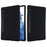 For Samsung Galaxy Tab S10 Lite / S10 FE / S9 FE / S9 Case Microfiber Lining Liquid Silicone Cover - Black - 1
