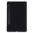 For Samsung Galaxy Tab S10 Lite / S10 FE / S9 FE / S9 Case Microfiber Lining Liquid Silicone Cover - Black - 3