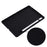 For Samsung Galaxy Tab S10 Lite / S10 FE / S9 FE / S9 Case Microfiber Lining Liquid Silicone Cover - Black - 6