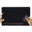 For Samsung Galaxy Tab S10 Lite / S10 FE / S9 FE / S9 Case Microfiber Lining Liquid Silicone Cover - Black - 7