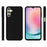 10Pcs / Pack for Samsung Galaxy A15 4G Case Dual-sided Matte Phone TPU Cover - Black - 7