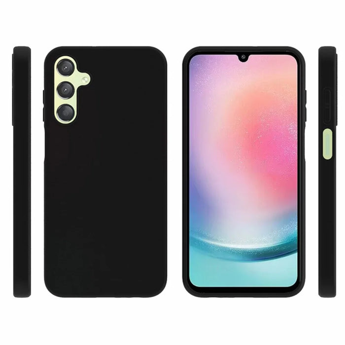 10Pcs / Pack for Samsung Galaxy A15 4G Case Dual-sided Matte Phone TPU Cover - Black - 7