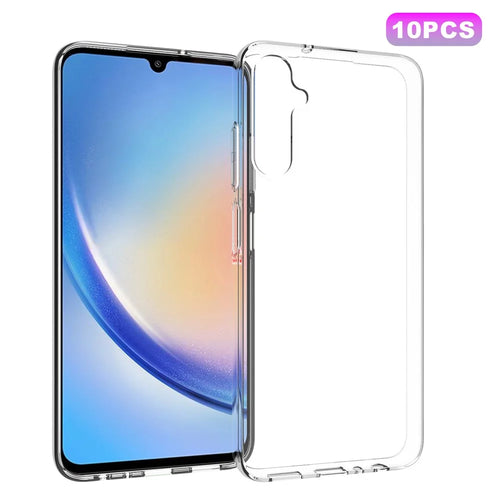 10Pcs  /  Pack For Samsung Galaxy A05s 4G Slim-Fit Case Inner Watermark-Free Texture TPU Phone Shell - 1