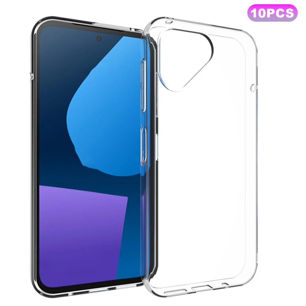 10Pcs / Pack TPU Phone Shell for Fairphone 5 Case Inner Watermark-Free Texture Mobile Phone Cover - 1
