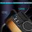 For Samsung Galaxy S23 Case Lens Protection Kickstand Magnetic Phone Cover - Black - 3