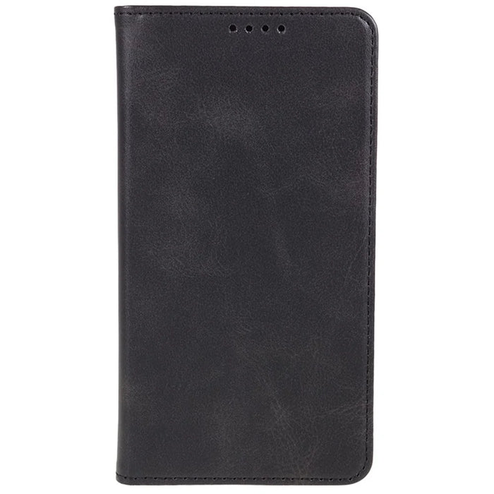 For Samsung Galaxy A15 5G Case Leather Wallet Cover Magnetic Auto Closing Phone Shell - Black - 6