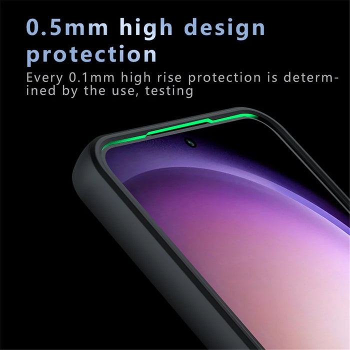 For Samsung Galaxy S23 FE Case PC+TPU Anti-fall Matte Phone Cover - 5