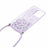 AW Series for iPhone 15 Pro Max Case Shockproof Phone Shell Glitter Epoxy TPU Cover with Lanyard - Purple - 5