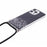 AW Series for iPhone 13 Pro TPU Phone Shell Case Sparkle Epoxy Phone Cover with Lanyard - Black - 4