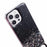 AW Series for iPhone 13 Pro TPU Phone Shell Case Sparkle Epoxy Phone Cover with Lanyard - Black - 6