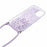 AW Series for iPhone 12 Pro / 12 Case Sparkle Epoxy TPU Phone Shell with Lanyard - Purple - 5
