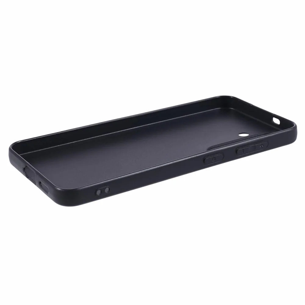 For Samsung Galaxy S24 Case Precise Cutouts Glossy Soft TPU Phone Back Cover - Black - 4