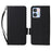 For Oukitel C36 / C35 Case Anti-Collision Litchi Texture PU Leather Smartphone Cover with Strap - Black - 1