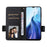 For Oukitel C36 / C35 Case Anti-Collision Litchi Texture PU Leather Smartphone Cover with Strap - Black - 2