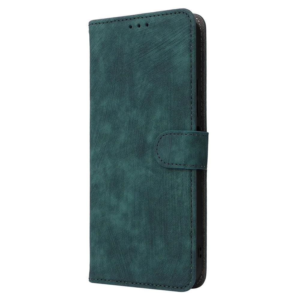 Phone Case for TECNO Pova 5 Pro 5G / LH8n Phone Shell RFID Blocking PU Leather Cover with Strap - Green - 6