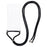 For Samsung Galaxy S24 Case Precise Cutout Transparent Phone Cover with Lanyard - 1