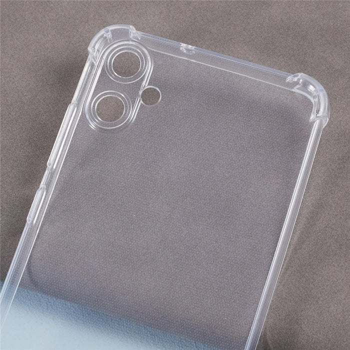 For Samsung Galaxy A05 4G Case Transparent TPU Phone Cover with Lanyard - 4