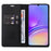 YIKATU YK-001 For Samsung Galaxy A05 4G Case Leather Wallet Drop-proof Phone Cover - Black - 2