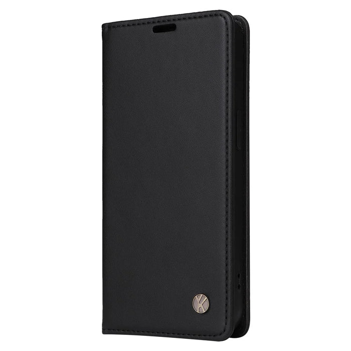 YIKATU YK-001 For Samsung Galaxy A05 4G Case Leather Wallet Drop-proof Phone Cover - Black - 7