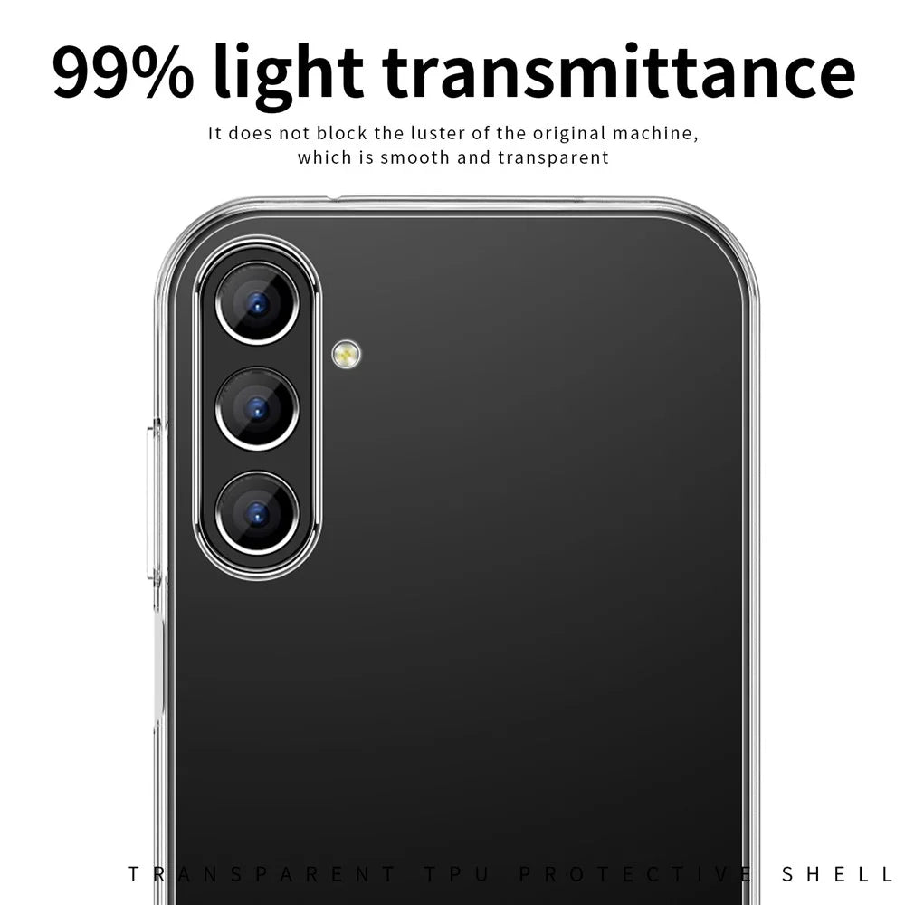 MOFI Transparent Phone Cover for Samsung Galaxy S24 Case Shockproof TPU Protector - 7